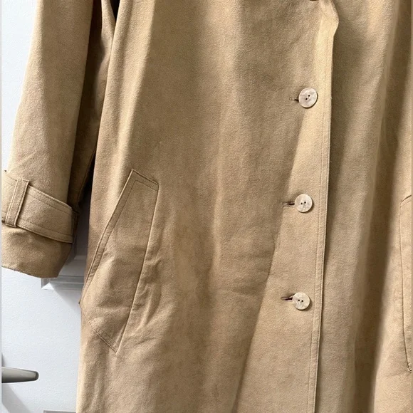 Vintage Ultrasuede Count Romi Trench Coat - Picture 6 of 9